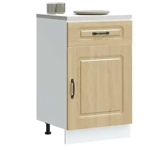 vidaXL Armoire de cuisine Kalmar chêne sonoma bois d'ingénierie pas cher