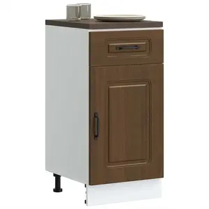 vidaXL Armoire de cuisine Kalmar chêne marron bois d'ingénierie pas cher