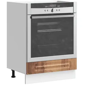 vidaXL Armoire à four Kalmar vieux bois bois d'ingénierie pas cher