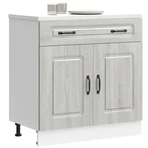vidaXL Armoire de cuisine Kalmar sonoma gris bois d'ingénierie pas cher