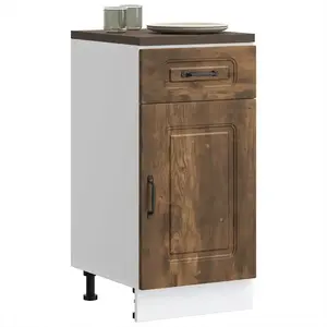 vidaXL Armoire de cuisine Kalmar chêne fumé bois d'ingénierie pas cher