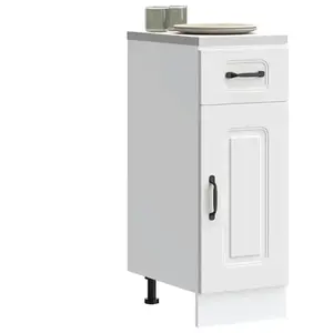 vidaXL Armoire de cuisine Kalmar blanc bois d'ingénierie