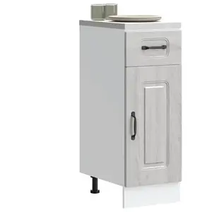 vidaXL Armoire de cuisine Kalmar sonoma gris bois d'ingénierie pas cher