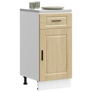 vidaXL Armoire de cuisine Porto chêne sonoma bois d'ingénierie pas cher