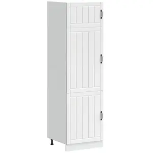 vidaXL Armoire de cuisine Lucca blanc bois d'ingénierie pas cher
