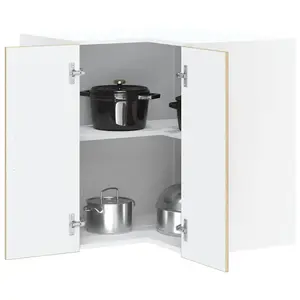 vidaXL Armoire d'angle murale de cuisine Lucca chêne sonoma pas cher