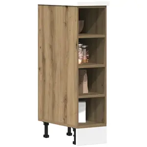 vidaXL Armoire de plancher chêne artisanal 20x44,5x81,5 cm pas cher