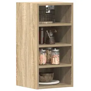 vidaXL Armoire suspendue chêne sonoma 30x29,5x60 cm bois d'ingénierie pas cher