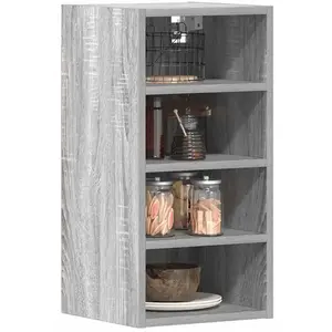 vidaXL Armoire suspendue sonoma gris 30x29,5x60 cm bois d'ingénierie pas cher