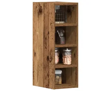 vidaXL Armoire suspendue vieux bois 20x29,5x60 cm bois d'ingénierie pas cher