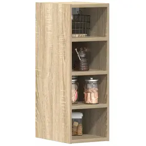 Comparateur de prix : vidaXL Armoire suspendue chêne sonoma 20x29,5x60 cm bois d'ingénierie
