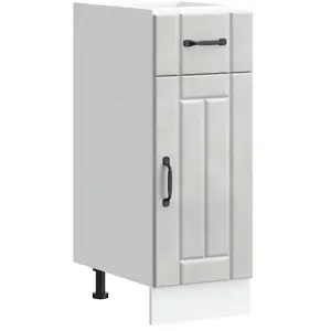 vidaXL Armoire de cuisine Lucca gris béton bois ingénierie pas cher