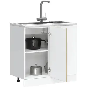 vidaXL Armoire de cuisine Kalmar chêne sonoma bois d'ingénierie pas cher