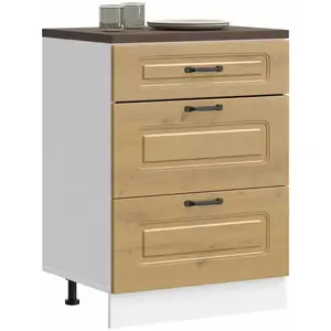 vidaXL Armoire de cuisine Kalmar chêne artisanal bois d'ingénierie pas cher