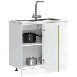vidaXL Meuble bas du lavabo chêne sonoma bois d'ingénierie pas cher