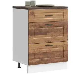 vidaXL Armoire de cuisine Porto vieux bois bois d'ingénierie pas cher