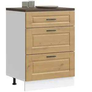 vidaXL Armoire de cuisine Porto chêne artisanal bois d'ingénierie pas cher
