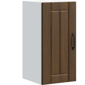 vidaXL Armoire murale de cuisine Lucca chêne marron bois ingénierie pas cher