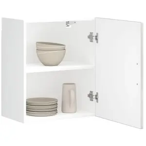 vidaXL Armoires murales de cuisine 2 pcs Porto gris béton pas cher