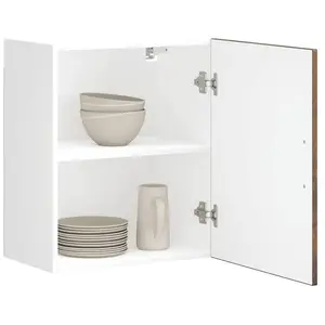 vidaXL Armoires murales de cuisine 2 pcs Porto chêne fumé pas cher