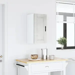 vidaXL Armoire murale de cuisine Porto gris béton bois d'ingénierie pas cher