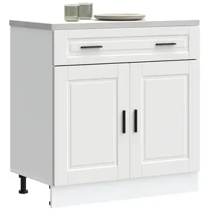 vidaXL Armoire de cuisine Porto blanc bois d'ingénierie pas cher