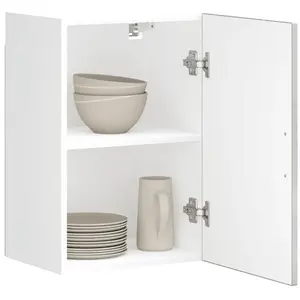 vidaXL Armoire murale de cuisine Porto gris béton bois d'ingénierie pas cher