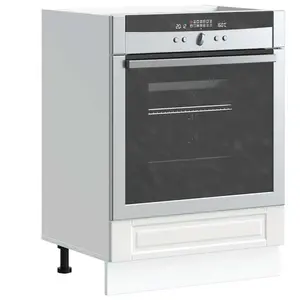 vidaXL Armoire à four Porto blanc bois d'ingénierie pas cher