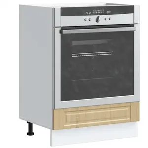 vidaXL Armoire à four Porto chêne sonoma bois d'ingénierie pas cher