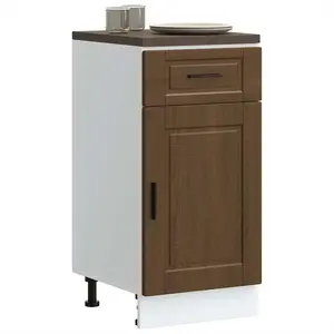 vidaXL Armoire de cuisine Porto chêne marron bois d'ingénierie pas cher