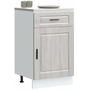vidaXL Armoire de cuisine Porto sonoma gris bois d'ingénierie pas cher