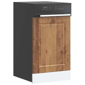 Comparateur de prix : Panneau de lave-vaisselle Porto vieux bois 45x1,5x67 cm vidaXL