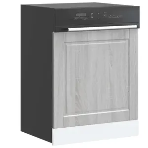 Panneau de lave-vaisselle Porto sonoma gris 60x1,5x67 cm vidaXL pas cher