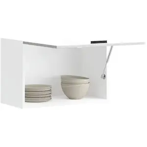 vidaXL Armoire murale de cuisine Porto blanc bois d'ingénierie pas cher