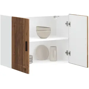 vidaXL Armoire murale de cuisine Porto vieux bois bois d'ingénierie pas cher