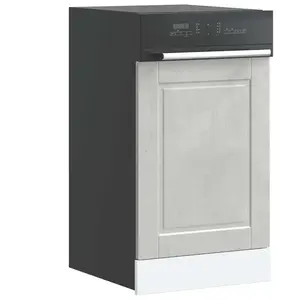 Comparateur de prix : Panneau de lave-vaisselle Porto gris béton 45x1,5x67 cm vidaXL