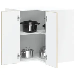 vidaXL Armoire d'angle murale de cuisine Porto chêne sonoma pas cher