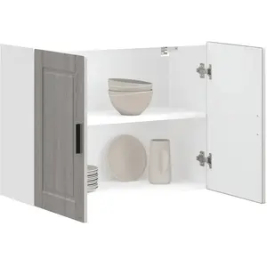 vidaXL Armoire murale de cuisine Porto sonoma gris bois d'ingénierie pas cher