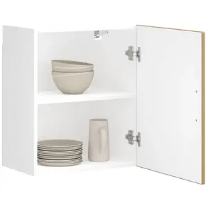 vidaXL Armoires murales de cuisine 2 pcs Porto chêne artisanal pas cher