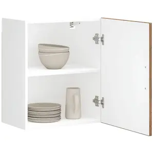 vidaXL Armoires murales de cuisine 2 pcs Porto vieux bois pas cher