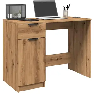 vidaXL Bureau chêne artisanal 100x50x75 cm bois d'ingénierie pas cher