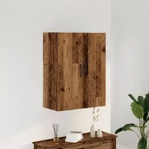 vidaXL Armoire murale vieux bois 69,5x34x90 cm bois d'ingénierie pas cher