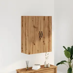 vidaXL Armoire murale chêne artisanal 69,5x34x90 cm bois d'ingénierie pas cher