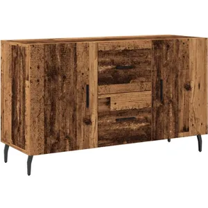 vidaXL Buffet vieux bois 100x36x60 cm bois d'ingénierie pas cher