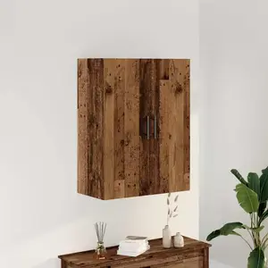 vidaXL Armoire murale vieux bois 69,5x34x90 cm pas cher