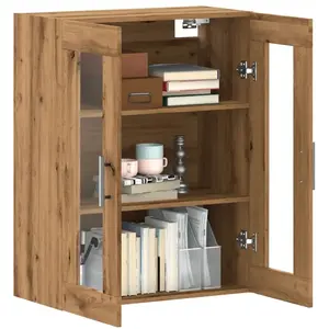 vidaXL Buffet chêne artisanal 69,5x34x90 cm bois d'ingénierie pas cher