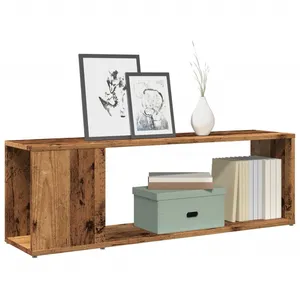vidaXL Meuble TV vieux bois 100x24x32 cm bois d'ingénierie pas cher