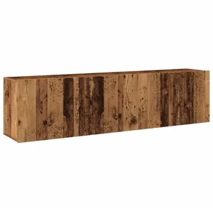 Comparateur de prix : Meubles tv muraux 2 pcs vieux bois 80x30x41 cm Vidaxl Old wood