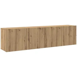 vidaXL Meubles TV muraux 2 pcs chêne artisanal 80x30x41 cm pas cher