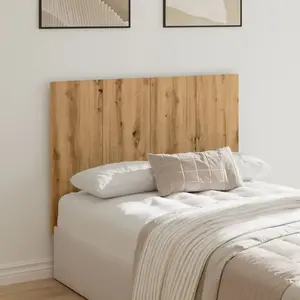vidaXL Tête de lit chêne artisanal 120x1,5x80 cm bois d'ingénierie pas cher